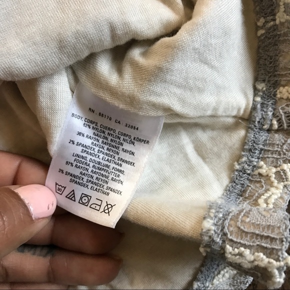 Anthropologie}• deletta grey and white top - Picture 3 of 8